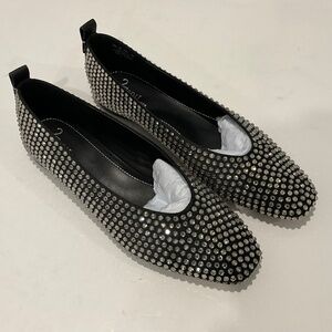 27 EDIT Naturalizer Carla-Sparkle Ballet Flats Size 10 NEW